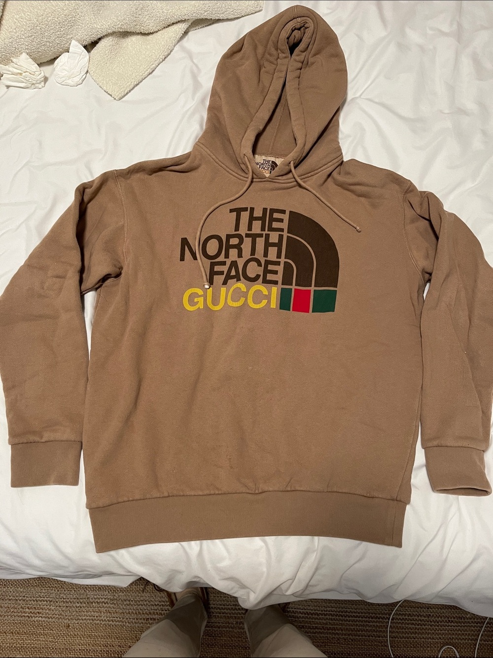 Gucci x The North Face Limited Edition Brown Logo Hoodie